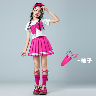 Children's Cheerleading Costumes Primary School Games Opening Ceremony Entrance Costumes Kindergarten Class Costumes Chorus Performance