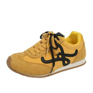 Inner Height Increasing Wang Yibo Yang Mi's Forrest Gump Training Shoes Women's Retro Ugly Cute Big Head All-match Casual sneaker