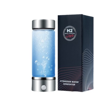 Factory direct marketing will sell gifts water vegetarian cup health care high borosilicate glass cup printed LOGO hydrogen rich water cup