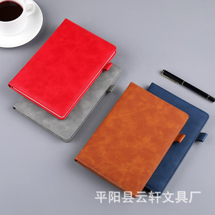 Simple pen insert notepad A5 office notepad pu business meeting record book can be set LOGO