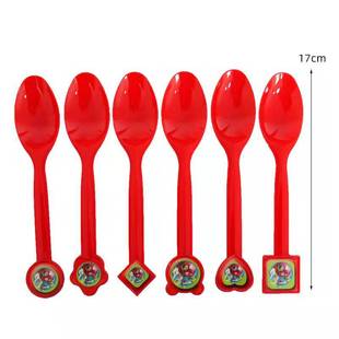 In stock Mario theme party suit Mary children's birthday decoration disposable party paper plate Cup balloon