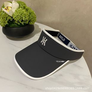 Korean Style Three-Dimensional Letter Embroidered Empty Top Hat Parent-Child Summer All-Match Sunscreen Hat Outdoor Sports Sunshade Hat Trendy