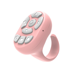 Mobile Phone Bluetooth Remote Control 8 Buttons Music Switching Video Photo Like Rechargeable Lazy Smart Controller