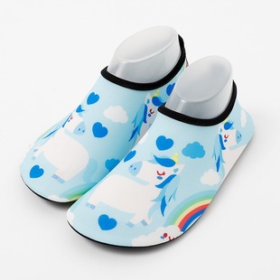 Children's Skin-sticking Non-slip Anti-cut Beach Shoes Printed Water Park Quick-drying Breathable Soft Bottom Floor Socks Yoga Shoes