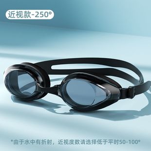 Swimming Goggles for Adults Waterproof and Anti-fog High-definition Myopia Swimming Goggles for Men Professional Diving Equipment Women's Swimming Cap Set