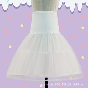 lolita Pupped lolita Adjustable Fishbone Support Violence Flower Wedding Support Lace Two Steel Pupped Daily Pontoon Dress