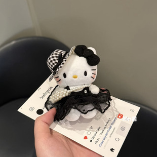 Cute Kitty Cat Bag Pendant Plush Doll Keychain Pendant Doll Gift Niche Kitty Pendant