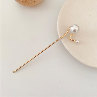 Advanced Pearl Hairpin Simple Modern Hair Artifact Hair Hairpin Headwear 2022 New Internet Celebrity Hairpin Hair Accessories