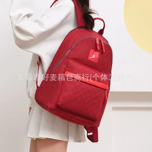 Cross-border New Backpack Old Flower Student Chessboard Travel Bag Men's and Women's Outdoor Travel Leisure Trendy Computer Bag