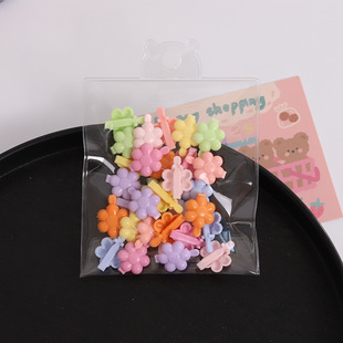 Color children's small hairpin cute stars candy shaped side clip girls headdress girl baby hairpin bag wholesale