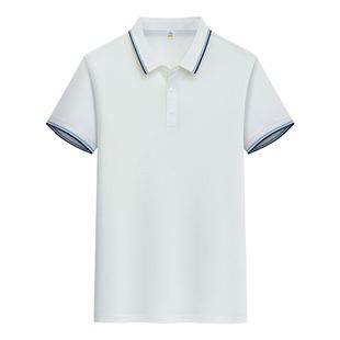 Domestic Xinjiang cotton quality cotton polo shirt short sleeve t-shirt wholesale summer overalls advertising cultural shirt custom
