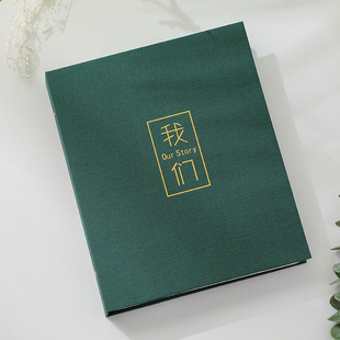 Insert type photo album album put 5 inch 160 photos family version baby growth commemorative book storage this record book