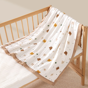 Baby bath towel newborn super soft absorbent cotton gauze children Bath special wrap towel newborn baby cotton blanket