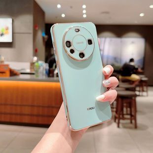 For Huawei Pura70 Phone Case Nova12 Electroplated Silicone Honor 100 All-inclusive Mate60 Protective Case