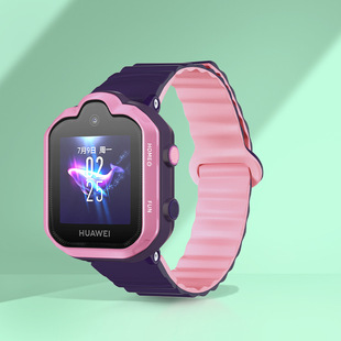Suitable for Huawei Children's Watch Strap 3Pro Super Edition/3s Silicone Magnetic Wristband Skin-friendly Breathable Comfortable