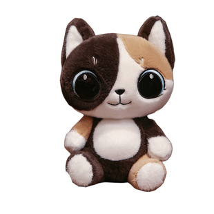 Cartoon Cute Kitten Doll Plush Toy Big Eye Cat Cat Cat Doll Girls Pacifying Pillow Rag Doll