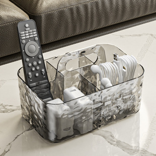 Water Ripple Coffee Table Remote Control Storage Frame High-end Living Room Home Light Luxury Simple Multifunctional Portable Storage Box