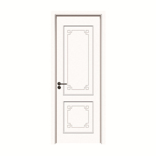 Polymer Wood Plastic Door Transfer Door Simulated Door Indoor Bedroom Bathroom Door Waterproof and Moisture-proof White Swing Door
