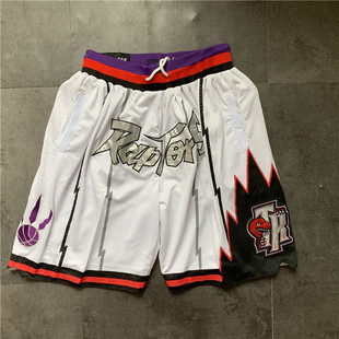 Foreign trade wholesale basketball pants retro lakers/nets/celtic dense embroidery magic team pocket shorts in stock