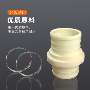 Factory Direct Plastic Hose Joint Agricultural Irrigation Joint Plastic Joint Blue Hose Quick Joint
