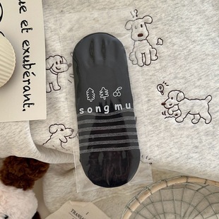 Spring and summer new Korean version of milk salt thin non-slip invisible socks wholesale cotton all-match boat socks east gate socks women