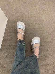 Retro Grandma Shoes for Women, Round-Toe Mary Jane Shoes, Versatile Inner Heightening Evening Style Shoes