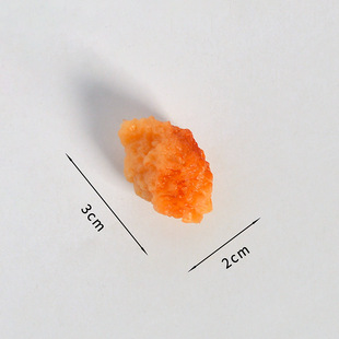 PVC Simulation Chicken Leg Chicken Wing Model Pendant Fun Chicken Rice Flower Fries Food Play Keychain Pendant Simulation Chicken Leg