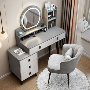 Fhs Dressing Table Bedroom Modern Simple Light Luxury High-end Small Apartment New Storage Cabinet Integrated Internet Celebrity Makeup Table