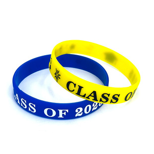 Трансграничные горячие продажи Class of 2025 Европейский и американский кампус празднует студенческий мужской и женский выпускной сезон силиконовый браслет