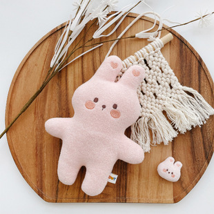 ins Style Korean Baby Sleeping Artifact Doll Newborn Toy Cartoon Bear Rabbit Pacifying Doll