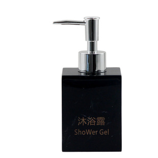 Light Luxury High-end Hand Sanitizer Bottle Hotel Lotion Bottle Press Bubble Bottle European Style Shampoo Body Soap Bottle