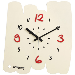 Mandelda Punch-free Clock Wall Clock Living Room Home Creative Modern Simple Atmospheric Restaurant Clock Wall