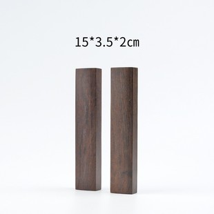 Wholesale black catalpa wood ruler paperweight carving plum blossom pattern ebony pressing book pressing paper for study painting and calligraphy supplies