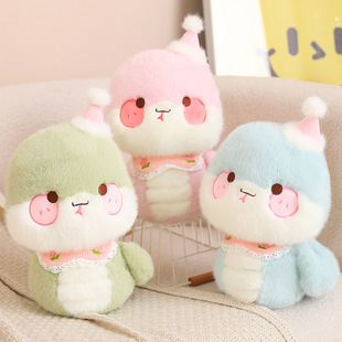 2025 Year of the Snake Mascot Snake Doll Baby Soothing Plush Toy Girl Doll Sleeping Zodiac Puppet