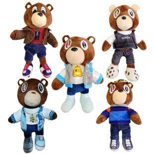 Трансграничный новый плюшевый медведь плюшевая игрушка Kanye teddy bear кукла гризли куклы оптом