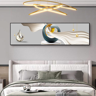 Living room sofa background wall painting hotel homestay hotel swan mural bedroom room bedside decorative painting