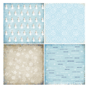DIY photo album, scrapbook, hand account, card making Background Paper single-sided pattern paper PA1511-6 inches