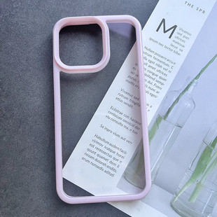Apple 16pro 2-in -1 groove shell iphone15/16E candy color thick drop glue cream glue material mobile phone