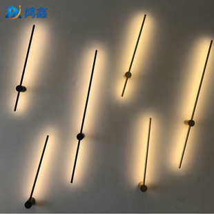 Long strip atmosphere light line led wall lamp simple modern bedroom bedside hotel corridor corridor living room entrance light