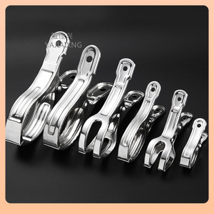 ✅Stainless Steel Sheet Clip Thick Windproof Household Sheet Clip Anti-slip Drying Clothes Clip Line