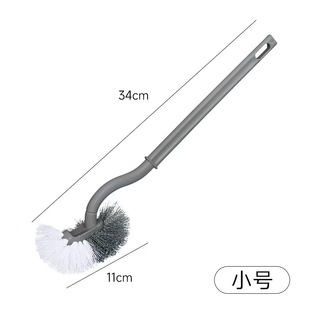 Japanese-Style Bent Head Toilet Brush for Home Use, No Dead Angle Soft Bristle Toilet Cleaning Brush, Wall-Mounted Bathroom Cleaning Brush