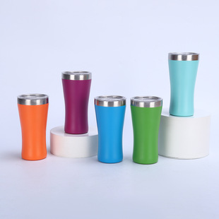 Трансграничный Amazon 6oz мини маленькая талия чашка простой чистый цвет портативный маленький бокал из нержавеющей стали 304 кружка для утепления