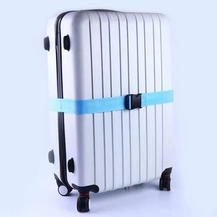 Luggage strap consignment reinforced strap cross packing strap leather suitcase trolley case password lock strap