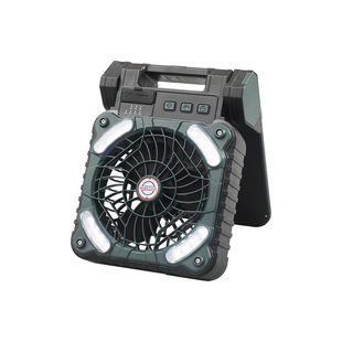 Popular Customized Outdoor Camping Style Fan Solar Silent Fan Portable Multi-Functional Led Lighting Electric Fan