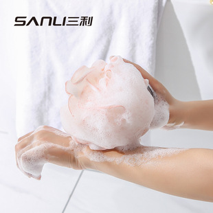 Sanli towel bath ball color Bath flower 50g scrub bath flower back bath ball bath toiletries wholesale