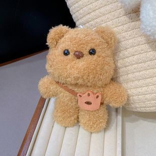 Новый стиль милый медведь плюшевая сумка подвеска плюшевая игрушка школьная сумка подвеска брелок для подруги подарок