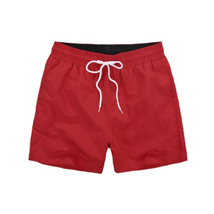 Men's Beach Casual Surfing Shorts Three-point Men's Lace-up Multi-color Solid Color Summer 2025 Summer Trendy Men's Shorts