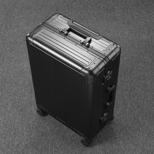Trolley case all aluminum 24 inch travel luggage universal wheel aluminum frame student female password box multifunctional men's suitcase