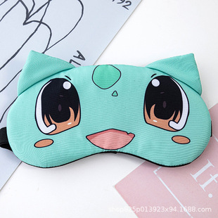 Wholesale cute cartoon plush sleep eye mask children's eye mask shading sleep hot compress ice eye mask ice bag
