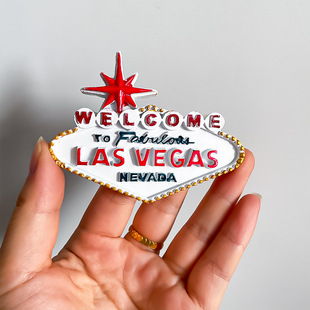 USA Travel Refrigerator Stickers New York Washington San Francisco Hawaii Las Vegas Scenic Souvenirs